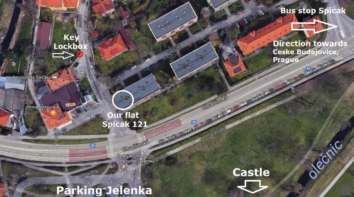 The Best Castle View-Bus Station, Parking, Center Cesky Krumlov Bagian luar foto