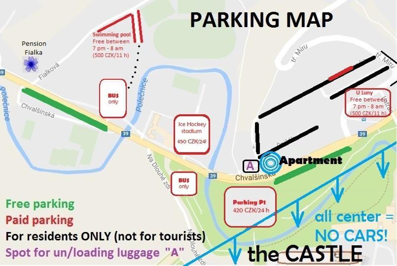 The Best Castle View-Bus Station, Parking, Center Cesky Krumlov Bagian luar foto