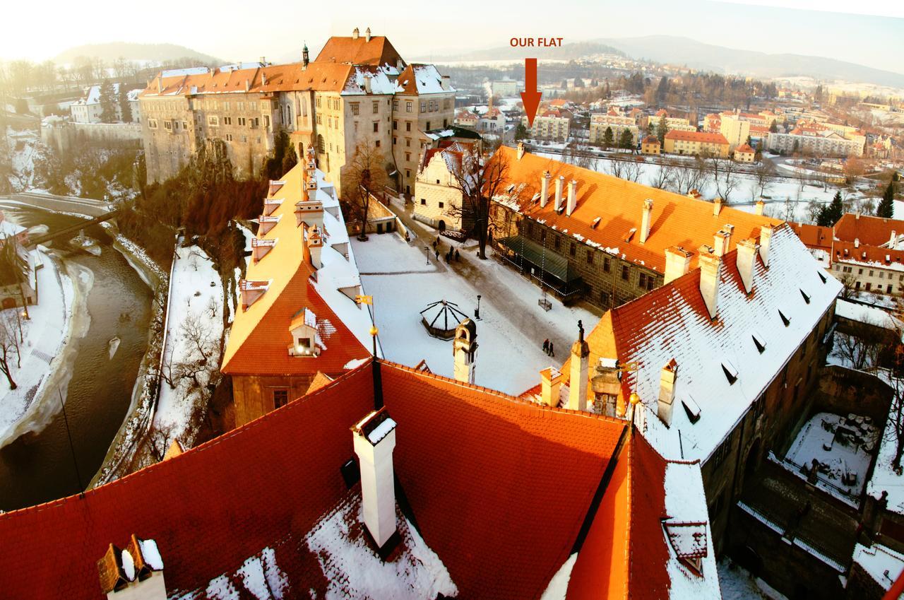 The Best Castle View-Bus Station, Parking, Center Cesky Krumlov Bagian luar foto