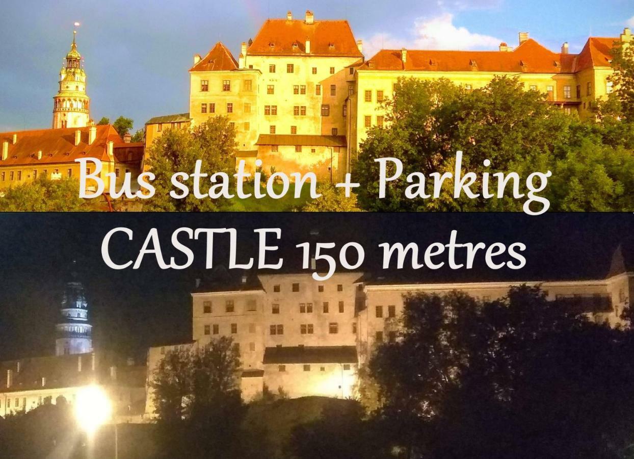 The Best Castle View-Bus Station, Parking, Center Cesky Krumlov Bagian luar foto